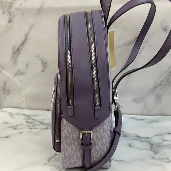 NWT Michael Kors Jaycee Medium Backpack Orchid - Picture 3 of 8